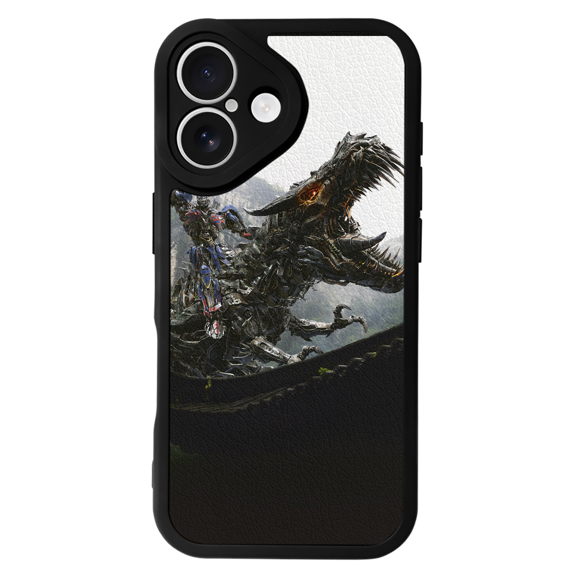 （画像用） Transformers トランスフォーマー 【iPhone 16シリーズ対応】シリコンスマホケース（レザー調） 材質：シリコン